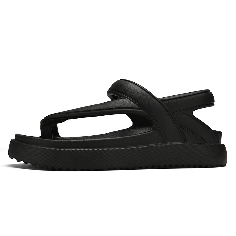 Sandalias para estudiantes de verano para hombres, conducción exterior, fondo suave, sandalias y pantuflas de playa con punta abierta de gran tamaño transfronterizo