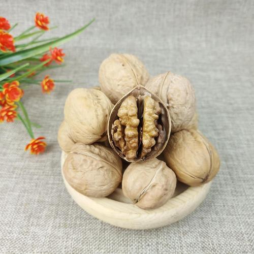 Xinjiang 185 Paper-Peach Walnut Wholesale Distribution 500g Aksu Specialty Hand-Picked Walnut Nut Thin Skin Raw Walnut