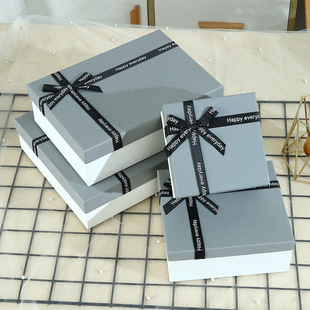 Подарочная коробка с бантиком, помада, полотенце, упаковка на день Святого Валентина, подарок на день рождения
