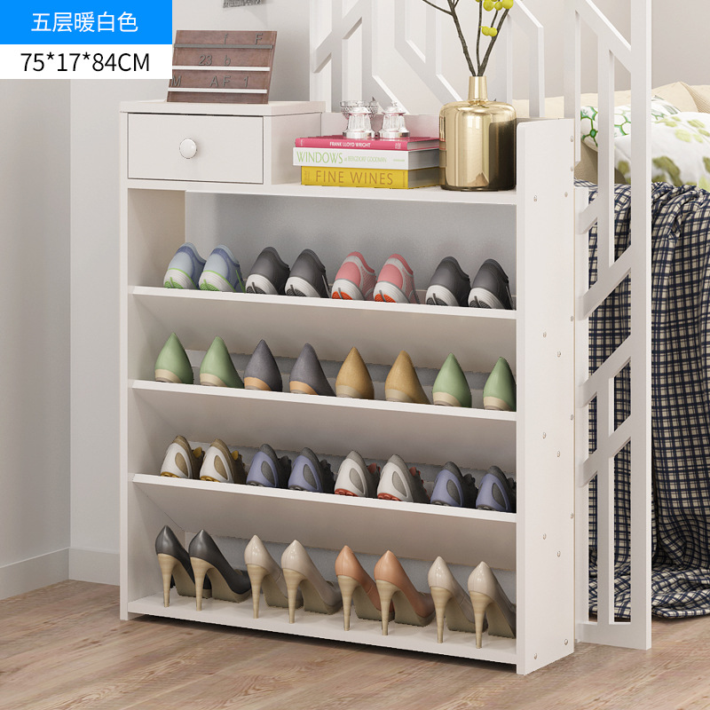 Estante de zapatos estrecho y simple porta armario de zapatos estante de almacenamiento doméstico multicapa de gran capacidad armario de zapatos de almacenamiento económico