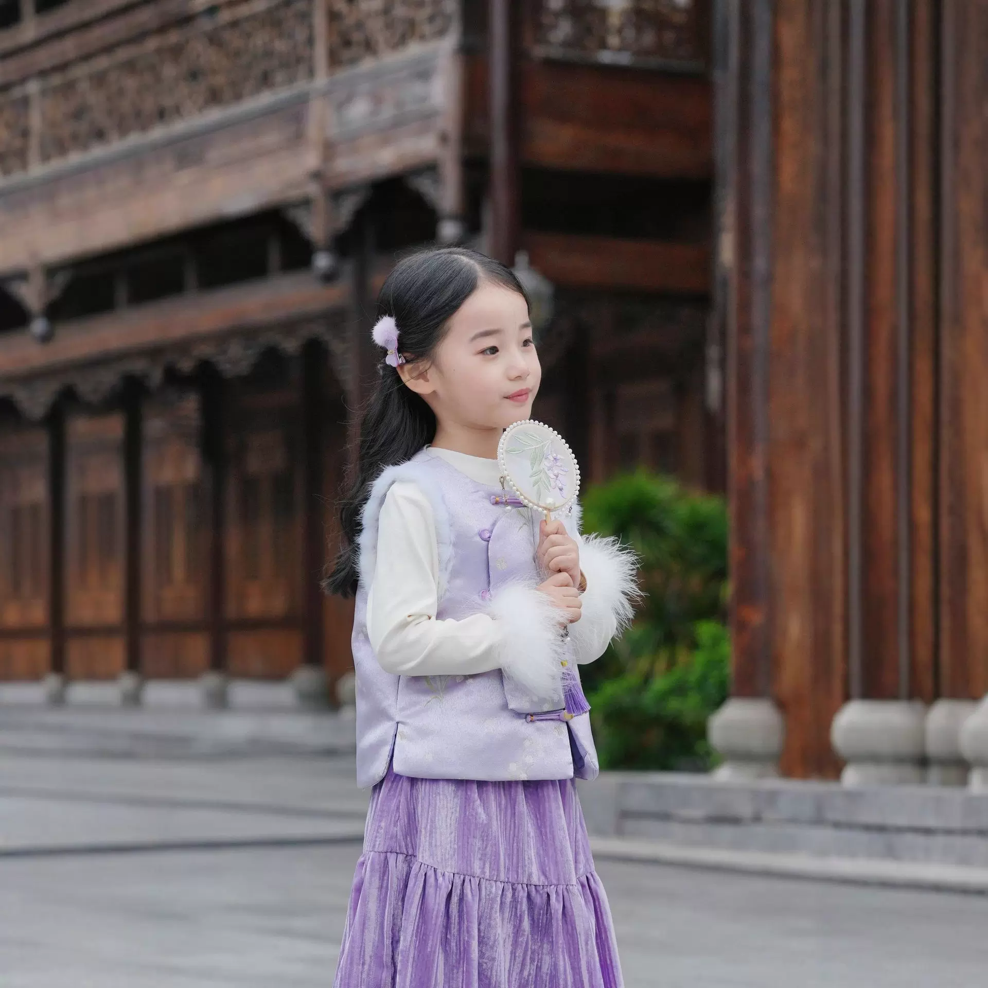 新款婴儿拜年服马甲宝宝中国风唐装女童新年礼服马甲儿童衣服背心