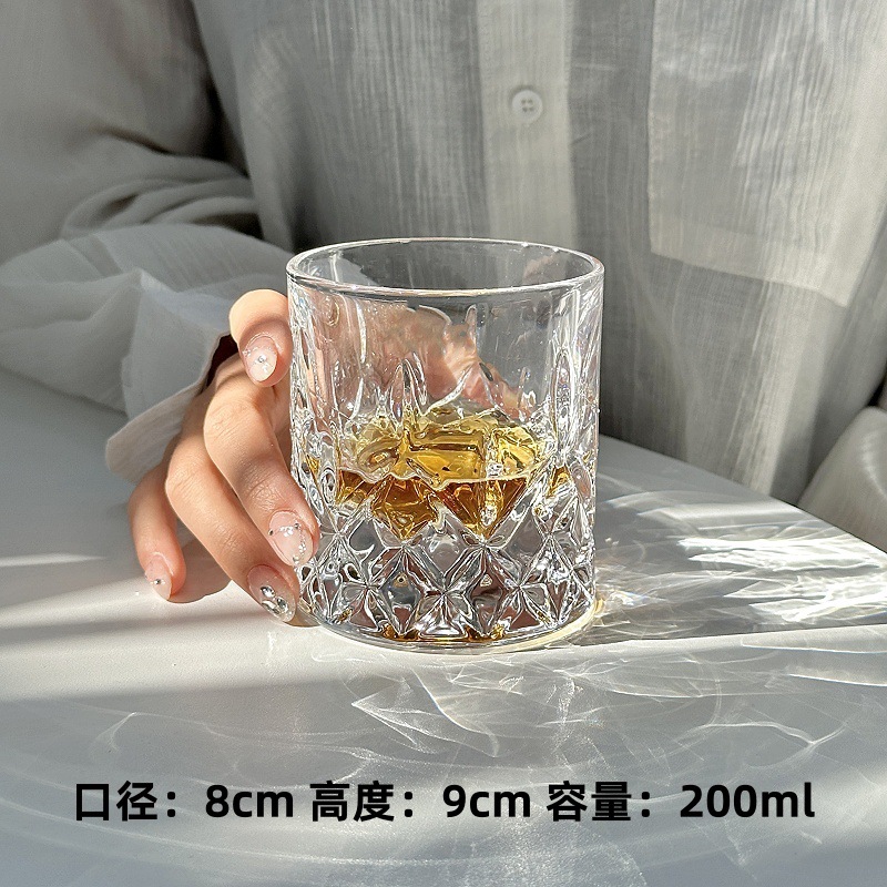 Mesoma ins estilo de fondo grueso cristal whisky Copa Luz de lujo de vino hogar taza de agua vaso de cerveza