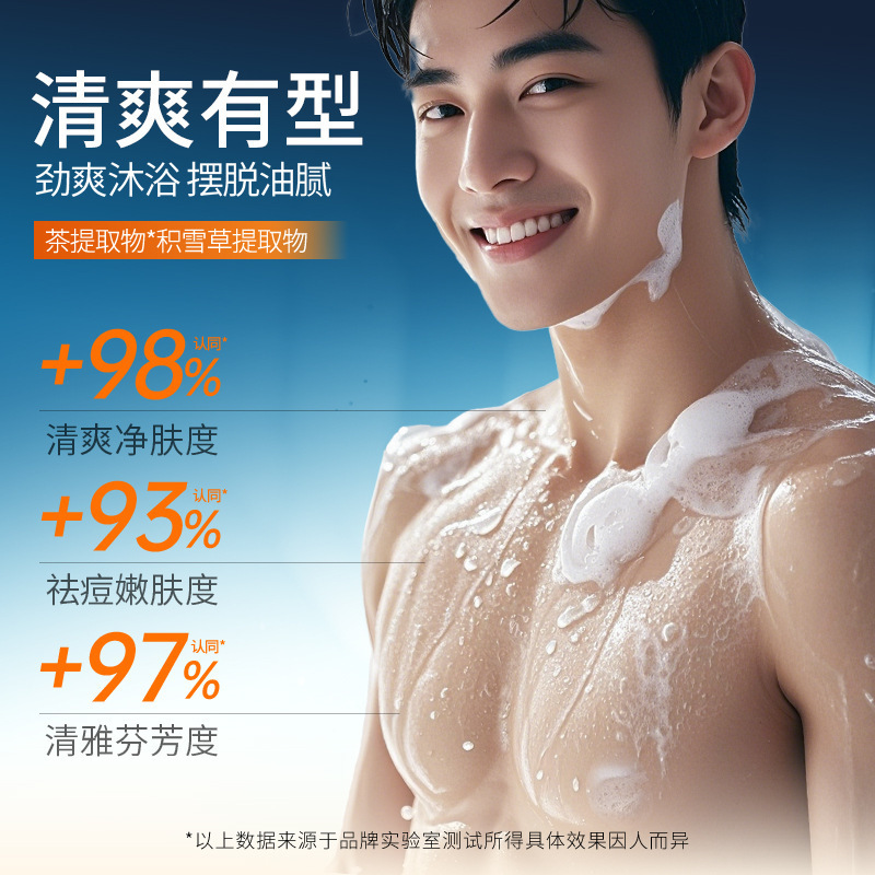 Lan Shizhe hombre control de aceite perfume champú limpieza profunda mejora cabello suave champú al por mayor