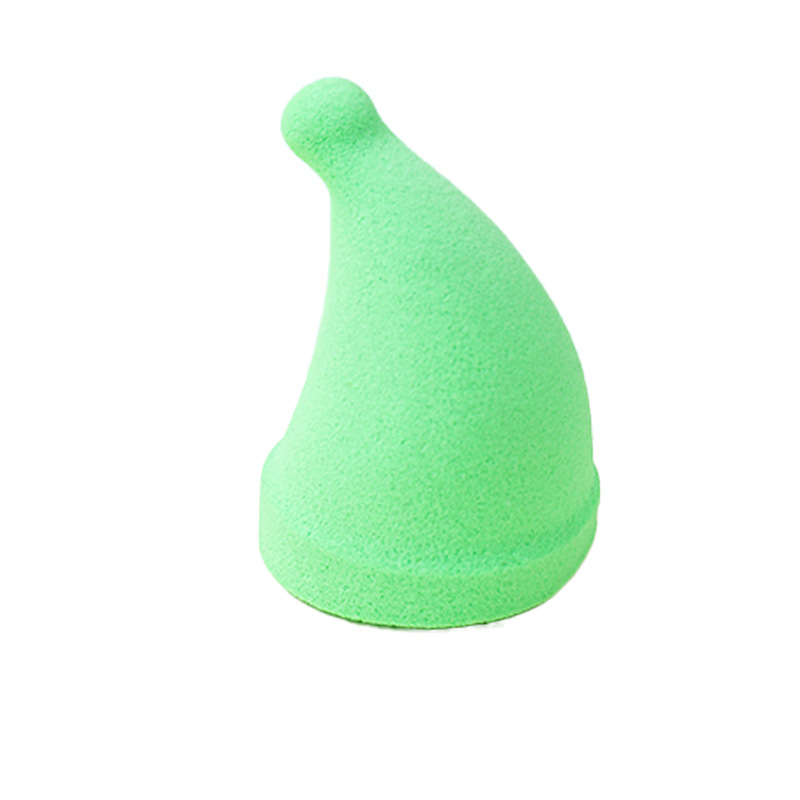 Huevo de maquillaje de Navidad personalizado almohadilla de aire suave no comer polvo de maquillaje de látex pequeña esponja de maquillaje de huevo