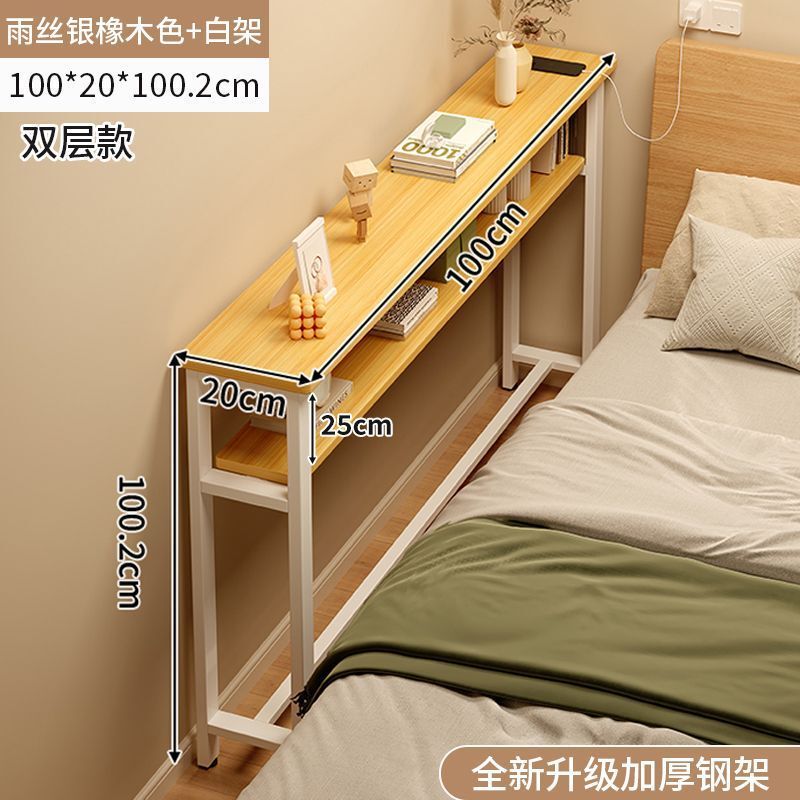小户型卧室电脑桌女生简易书桌初中生家用工作台出租屋长条学习|undefined