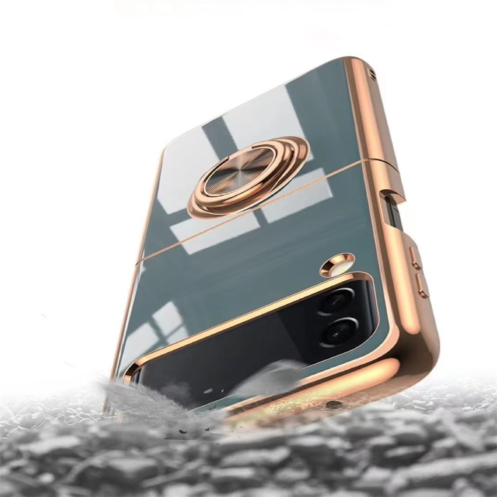 Capa com anel magnético para samsung galaxy z flip_voghion.com