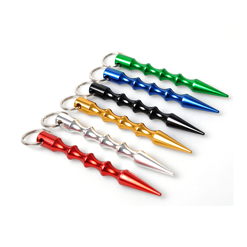 Tactical Pen Outdoor Self-defense Wolf Repellent Supplies Equipment Self-defense Cool Pen Keychain Pen-Shaped Staff Sharp Head Flat Head Wolf Repellent Staff
