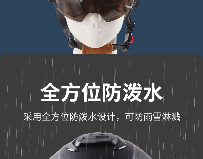 2025 new in stock electric car helmet double mirror men and women summer sunscreen four seasons universal battery motorcycle helmet