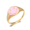 Fashionable cute one size retro ring, European style, simple and elegant design