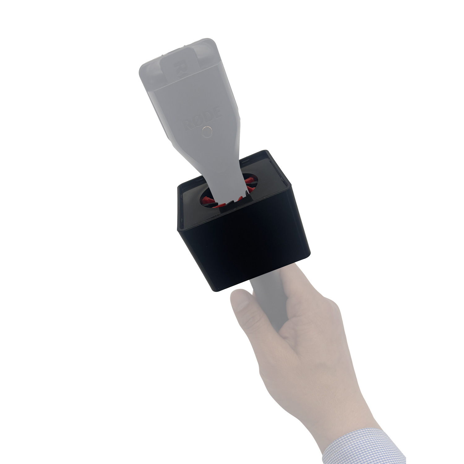 Suitable for RODE Dajiang Boya Handheld Stick Microphone Logo TV Media Interview ABS Microphone Logo