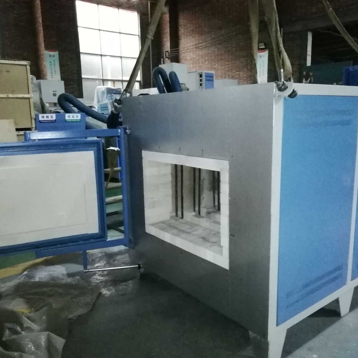 洛阳工业电炉厂家双门侧开硅碳棒加热箱式炉 非标制造价格优惠