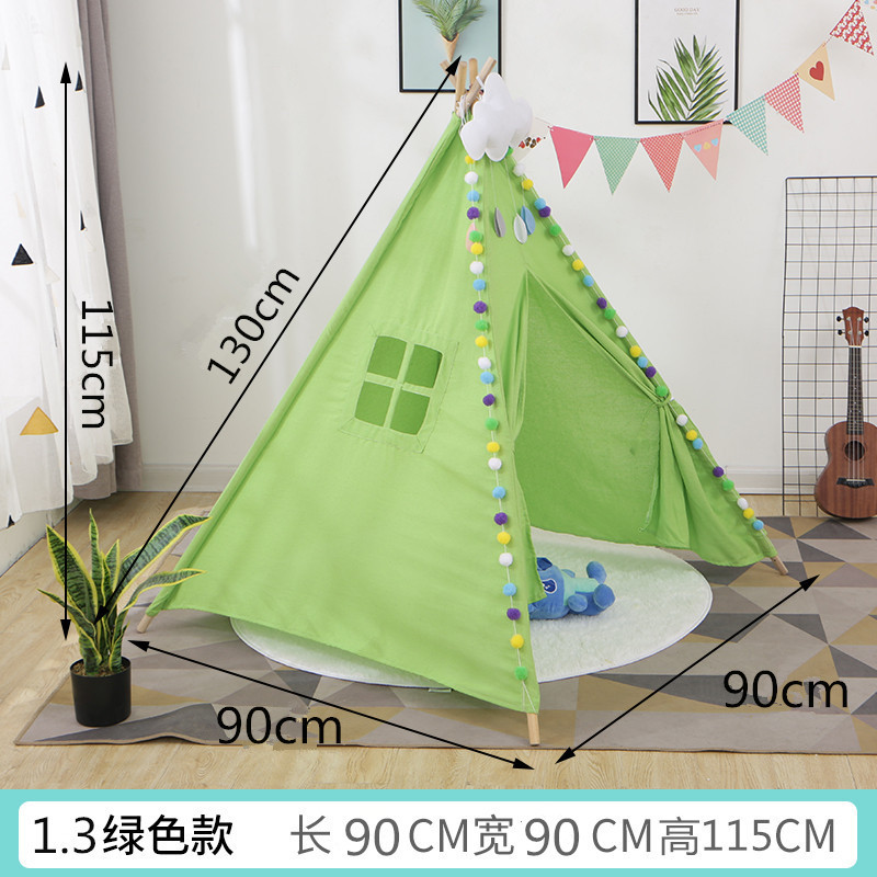 Accesorios de fotografía para niños Indio pequeña tienda de campaña casa de juegos interior Castillo princesa habitación tienda pintada a mano