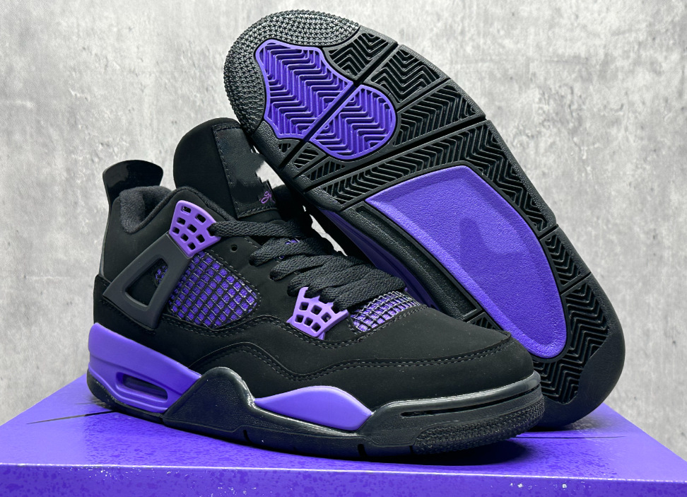 aj4 리치 블랙 퍼플