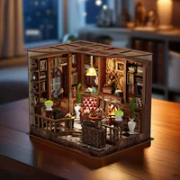 Хижина, конструктор, игрушка, маленький домик, ручная работа, DIY дом, микропейзаж