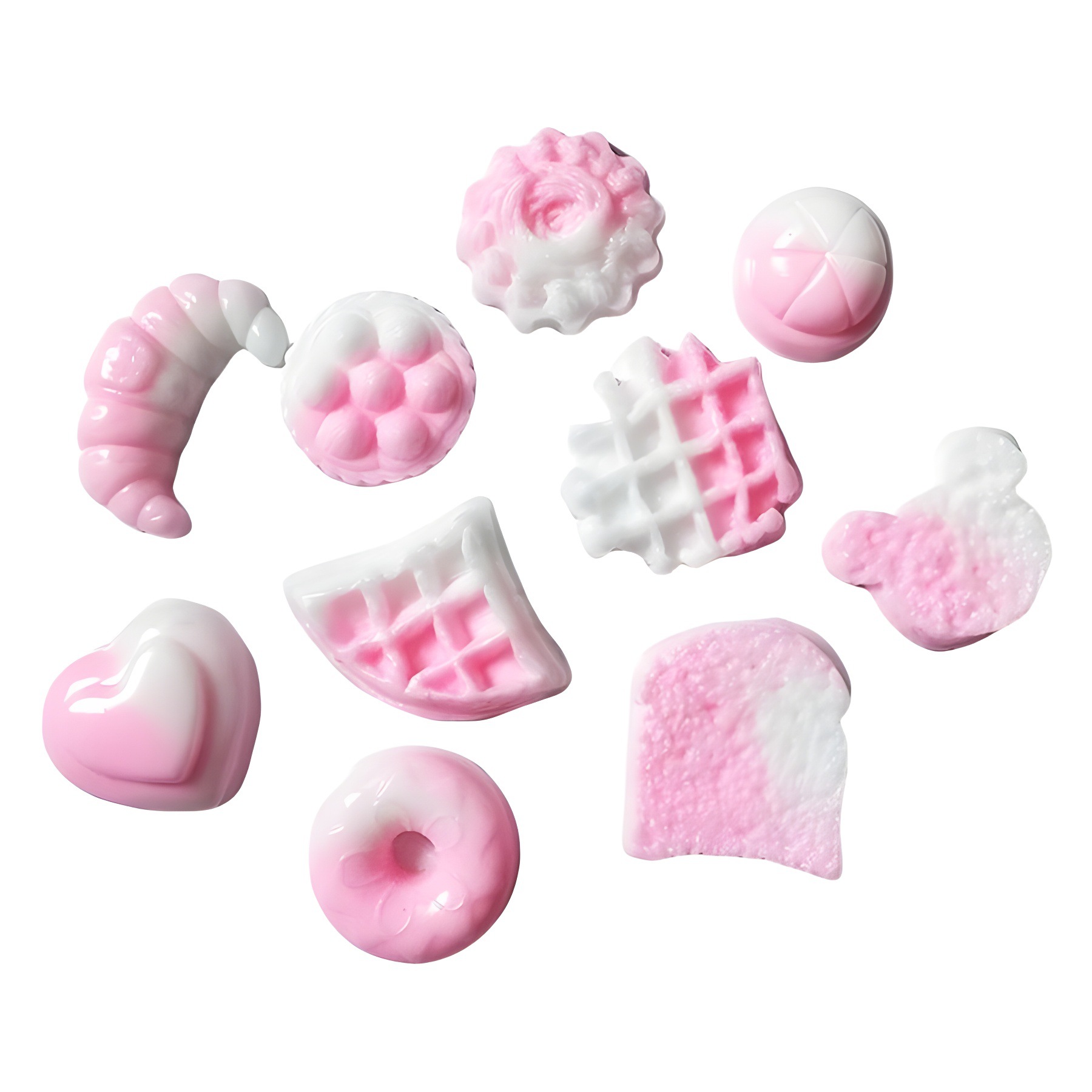 Peñón peñón patas de gato waffle comida juegos descompresión rebote lento viscoso descompresión juguetes de hechizo barra de crema puzzle