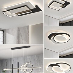 Living Room Ceiling Lamp 2023 New Full Spectrum Zhongshan Lighting Modern Simple Creative Minimalist Whole House Package