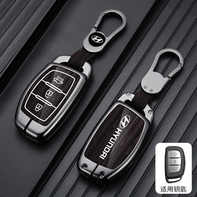 Buckle for Men – Car key bag - standard-model-b-lower-trunk-wood-grain-coffee-car-logo-buckle