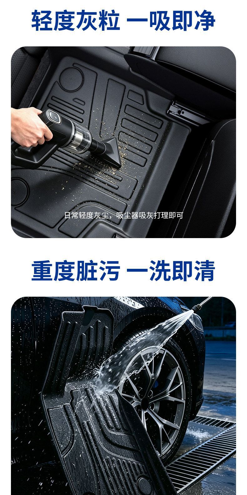 Suitable for Toyota Camry Rav4 Corolla Rav4 Plus Frontlander Platinum 3X Sienna Tpe Car Floor Mats