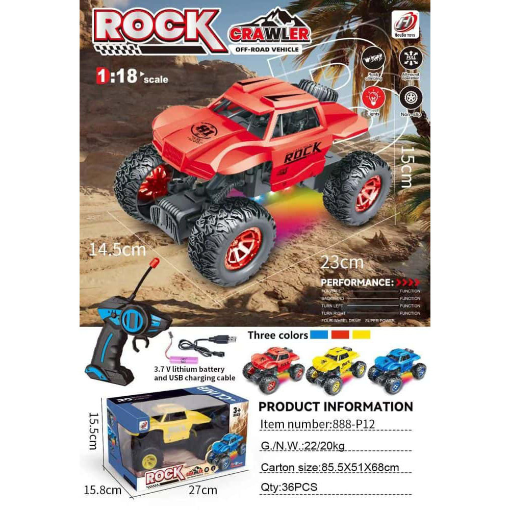 Juguetes de automóviles de control remoto inalámbrico de cuatro vías para niños 1: 16 modelo de coche deportivo de carreras de deriva