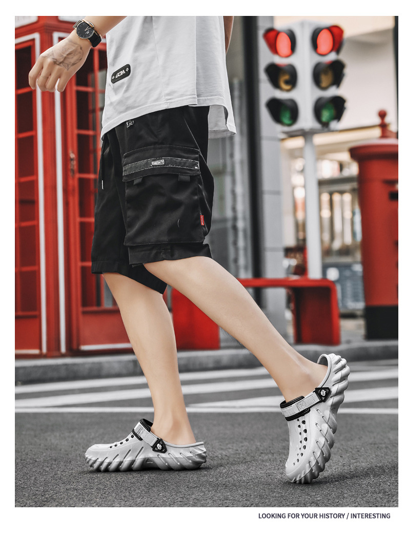 Breathable Garden Slippers For Men Lightweight Beach Sandals_voghion.com