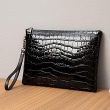 鳄鱼纹男士手包仿皮包包时尚休闲青年潮手抓手拿包信封包