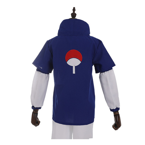 Anime COS clothing Morichiha Sasuke generation blue clothes summer clothes cosplay stage performance costumes