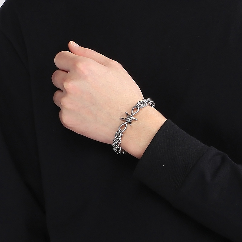 2g Weight Bracelets, Necklace Classification 1 Piece Quantity Daily, Street Occasion 304 Stainless Steel Material Geometric Pattern All Seasons Season Men's Gender Polishing Design Vintage Style, Classic Style Style Vintage Style Classic Style Geometric 304 Stainless Steel Polishing Men's Bracelets Necklace Men Necklace Sets 11