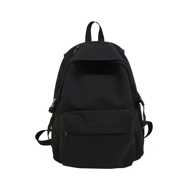 Nylon backpack, Japanese/Korean style, capacious student shoulder bag, lightweight 0.46 kg