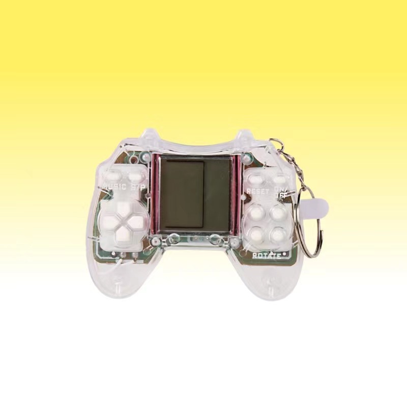 ハンドルのテトリスのゲーム機のキーホルダーのミニのハンドヘルドの露店は経典のノスタルジックな型のおもちゃの卸売りを売ります。|undefined