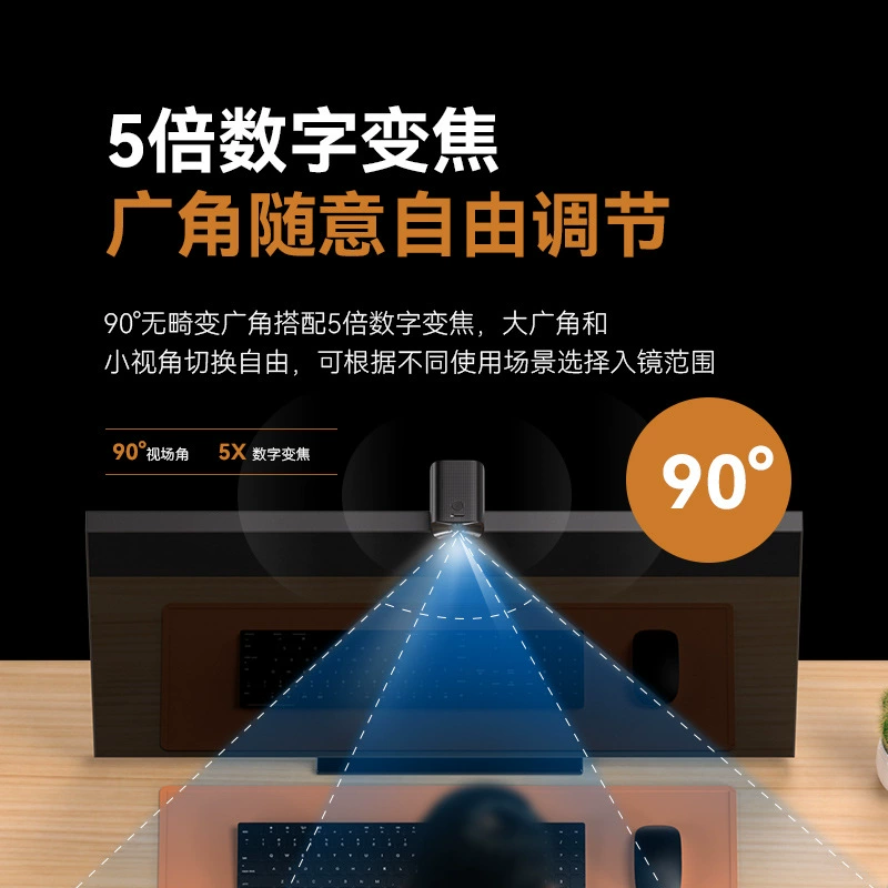 CCTV camera, headband, microphone, digital megaphone, three in one
