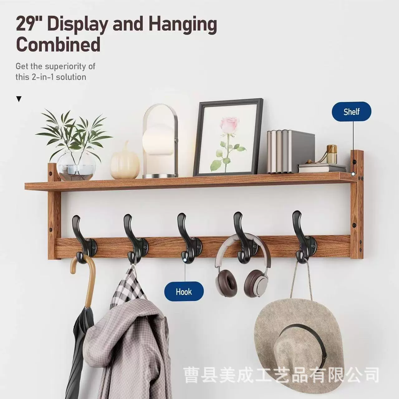 Новая деревянная настенная вешалка настенная вешалка для одежды декоративная стойка для хранения крыльца