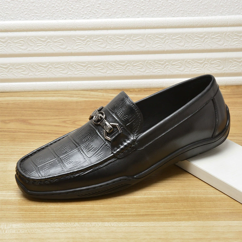 Мужские лоферы ручной работы на шнуровке, повседневные слипоны из натуральной кожи (первый слой), модные туфли в корейском стиле.