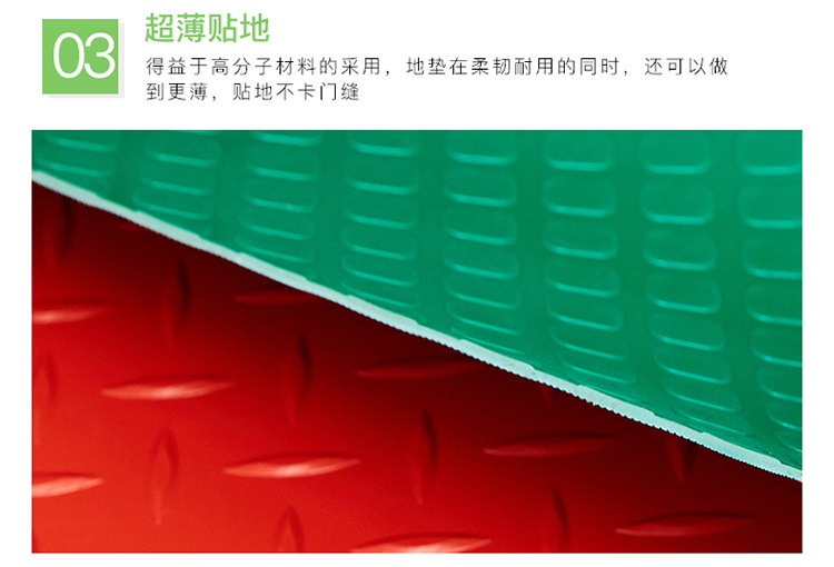 Basement moisture-proof rubber floor mat, van floor mat, cargo transport rubber plastic waterproof carpet, outdoor non-slip mat