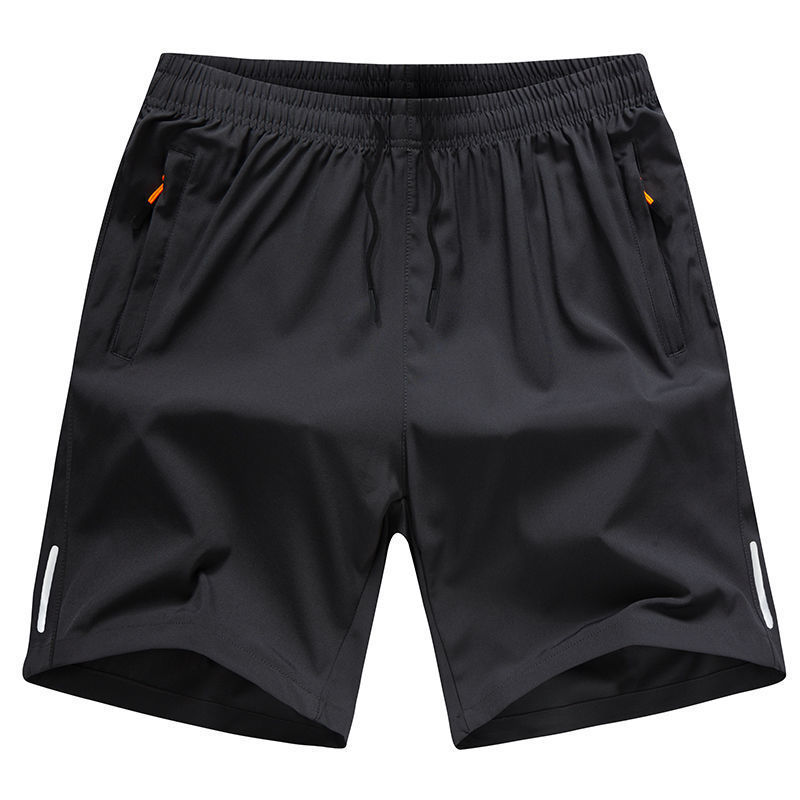 Ice Silk Men's plus size Basketball Quick-drying Shorts Summer Thin Running Sports Loose Shorts Pants Pajama Pants Beach Pants