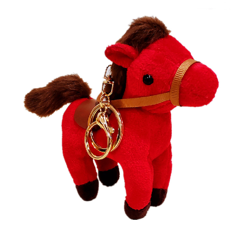 Peluche de Caballito, Mochila, Colgante, Juguete del Zodiaco, Accesorio para Bolsa, Llavero para Coche, Venta al por Mayor, Lindo Animal de Peluche para Niñas