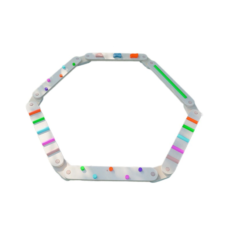 Tablero de equilibrio de madera para niños, conjunto de combinación de entrenamiento de integración sensorial, puente de una sola tabla para interiores y exteriores, barra de equilibrio táctil de pedaleo