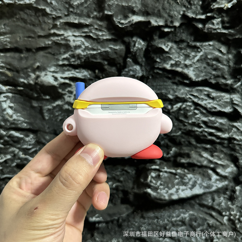 Cartoon Star Kabi Airpod Pro2 Cover para Apple Bluetooth inalámbrico 4 generación de silicona
