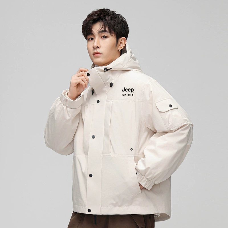 JEEP SPIRIT новый мужской теплый пуховик съемная мужская куртка прилив 2065