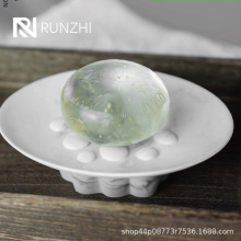 酒店民宿卫生间洗漱台大理石纹日式简约树脂肥皂盒盘香皂托香皂架