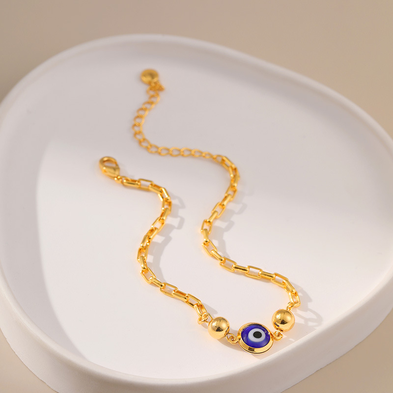 Ethnic Style Eye Copper Plating Bracelets 1 Piece