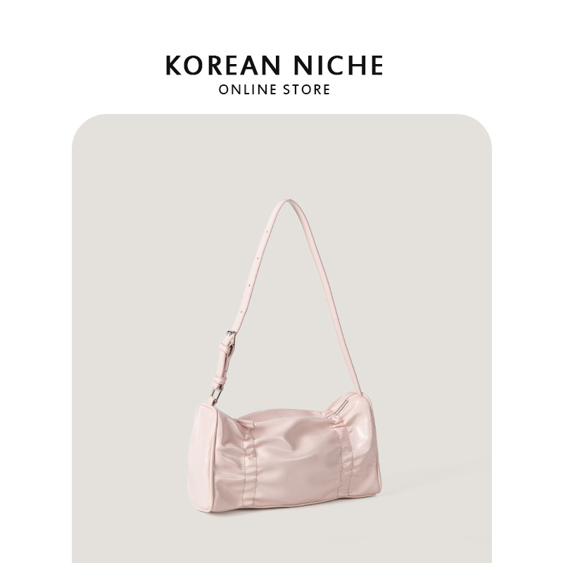 2024 New High-grade Pleated All-match Wrinkle Crossbody Bag Women's Fashion Handbag Popular Chain Underarm Small Bag