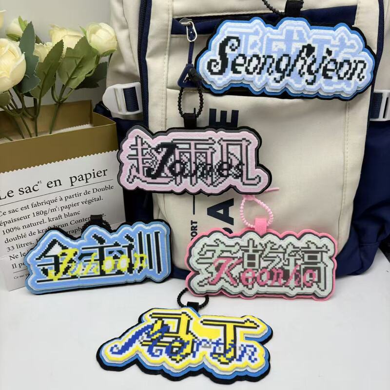CORTIS boy group non-woven name tag Zhao Yufan Martin Jin Zhuxun fan support merchandise bag keychain pendant