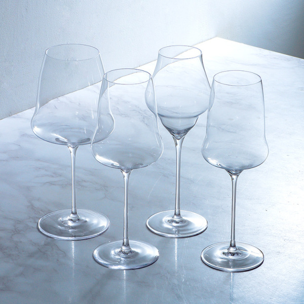 Crystal wineglass