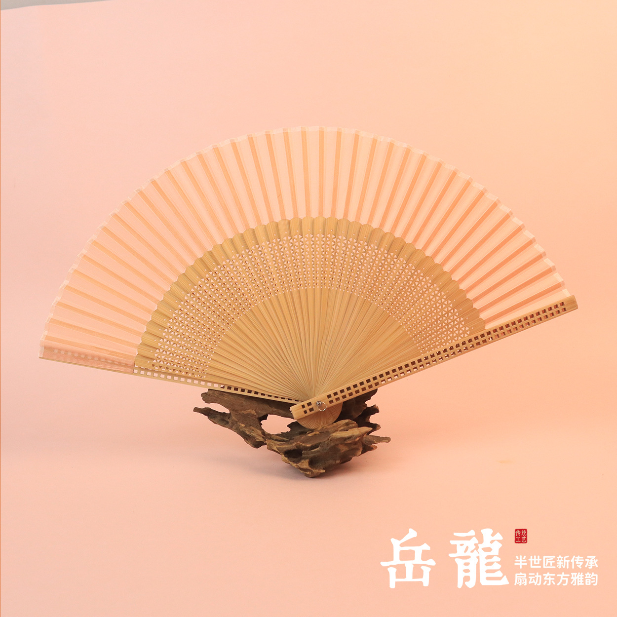 折叠扇道具古典女古风扇子中国风折扇绘画麻将绢丝汉服工艺扇