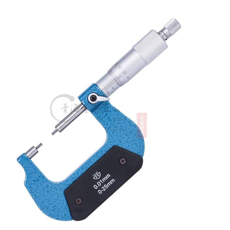 青海量具青量小头(花键)千分尺/分厘卡0-25-150MM0.01/200-11-000