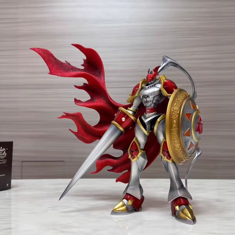 Digimon Royal Knights Omegamon Red Lotus Knight Gk Model Hand-Made Ornaments