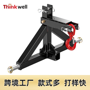 Cross-border factory 3 point trailer vehicle mounted receiver heavy duty tractor drawbar quick hitch attachment manufacturer