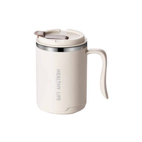 304 stainless steel mug double-layer coffee milk scale mouth cup creative thermal insulation tea cup Japanese water cup gift