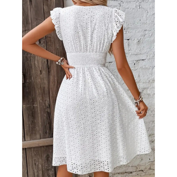 Multicoloured summer elegant dress