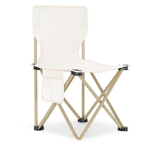 Outdoor foldable chair, lightweight and portable, back support fishing chair, camping stool, stall leisure night market small chair